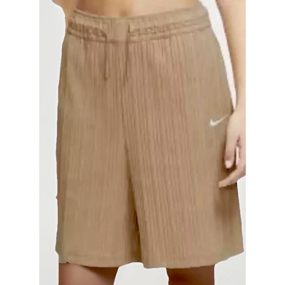 Nike Women's Sportswear‎ High Rise Ribbed Jersey Baller Shorts Size XS EC DM6401